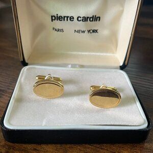 Pierre Cardin Designer Gold Cufflinks